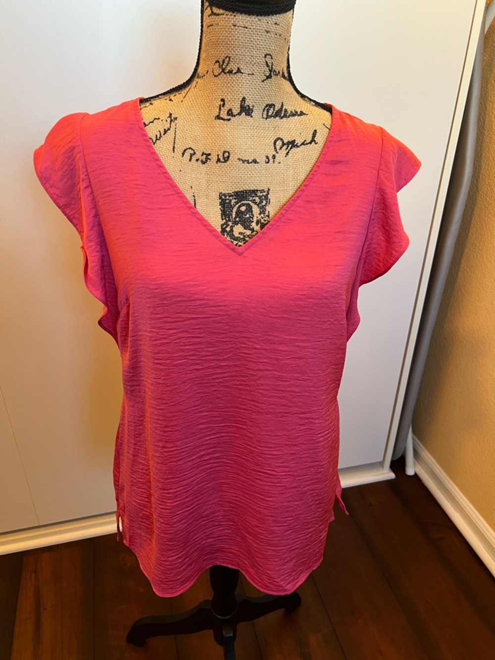 Cabi Style #4170 Sleeveless Blouse in Rose, Size S